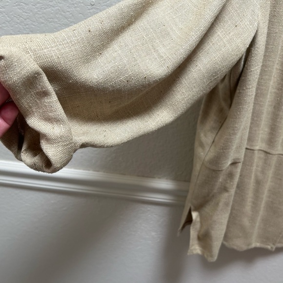 Lady Hazan 22W linen jacket unlined - Picture 3 of 6